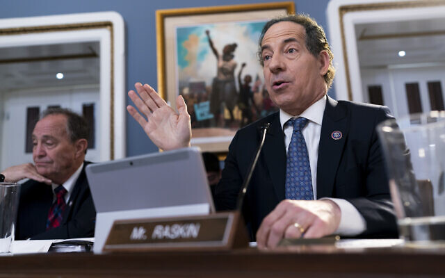 Leading Democrat Jamie Raskin announces he has 'serious but curable ...