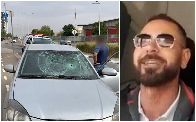 Amr Alkirnawi, 39, charged with carrying out a ramming attack in Beersheba, on November 24, 2022, and his car. (Screenshot: Tiktok; Magen David Adom) Amr Alkirnawi, 39, charged with carrying out a ramming attack in Beersheba, on November 24, 2022, and his car. (Screenshot: Tiktok; Magen David Adom)