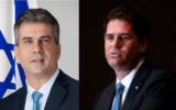 Eli Cohen (L) and Ron Dermer (composite - Wikimedia Commons/Ofir Abe - CC BY-SA 4, and AP Photo/Paul Sancya)
