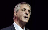 Israel Bar Association head Avi Himi speaks during a conference in Tel Aviv, June 29, 2021. (Tomer Neuberg/Flash90)