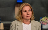 Tzipi Livni attends an Israel Bar Association event in Tel Aviv, July 11, 2022. (Avshalom Sassoni/Flash90)