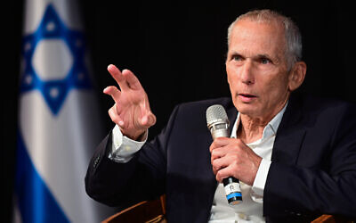 File: Public Security Minister Omer Barlev speaks during a conference in Herzliya, October 2, 2022 (Avshalom Sassoni/Flash90)