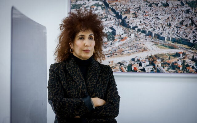 Yifat Ben Hai Segev arrives for a court hearing in the trial against former prime minister Benjamin Netanyahu, at the Jerusalem District Court on December 13, 2022 (Olivier Fitoussi/Flash90)