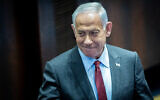Likud leader Benjamin Netanyahu at the Knesset on December 13, 2022. (Yonatan Sindel/Flash90)