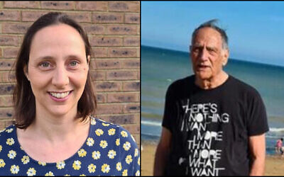 Noga Hirschfeld, 37, and her father Prof. Yoram Hirschfeld, 78, in undated photos (Courtesy)