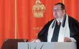 Rabbi Walter Homolka, rector of the Abraham Geiger College, in the Liberal Jewish community's synagogue in Hanover, Germany, in December 2016. (Julian Stratenschulte/picture alliance via Getty Images/JTA)
