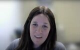 Screen capture from video of Henya Federman, co-director of Chabad St. Thomas, June 2022. (YouTube. Used in accordance with Clause 27a of the Copyright Law)
