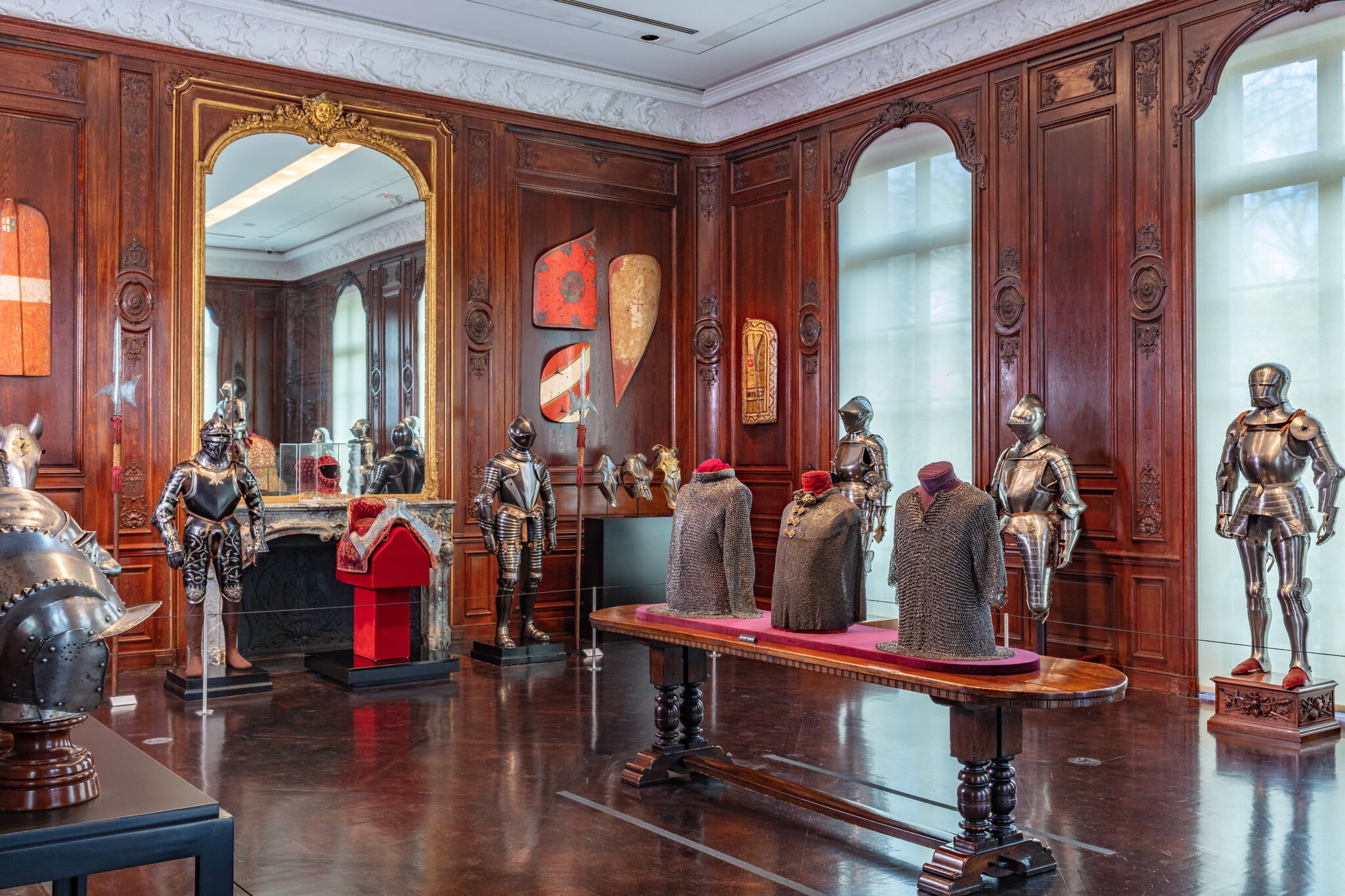 View of suits of armor at 'The Ronald S. Lauder Collection' on view at Neue
Galerie New York. (Hulya Kolabas/ Courtesy of Neue Gale York) View of suits of armor at 'The Ronald S. Lauder Collection' on view at Neue
Galerie New York. (Hulya Kolabas/ Courtesy of Neue Gale York)