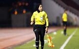 Undated photo of Palestinian soccer referee Heba Saadia. (Used in accordance with Clause 27a of the Copyright Law)