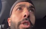 A screenshot of Hassan Chokr from an Instragram live video on December 3, 2022. (Screenshot from Instragram; used in accordance with Clause 27a of the Copyright Law)