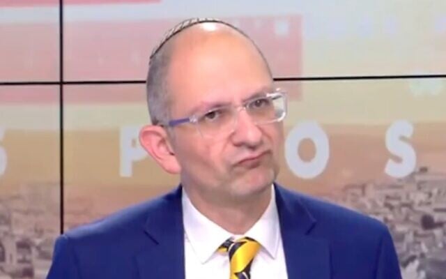 Cyrille Cohen reacts on the French CNews program. (Screen capture/Twitter) Cyrille Cohen reacts on the French CNews program. (Screen capture/Twitter)