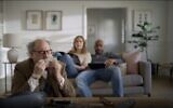 An ad for student debt refinancing company SoFi depicts a man stealing money from a young couple that was critizied as looking ike an antisemitic stereotype. (Screenshot via JTA)