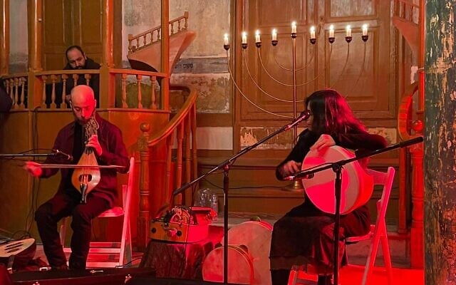The festival included concerts of Jewish and Ladino music, traditional food tastings and lectures on Izmir’s Jewish community. (David I. Klein/JTA)