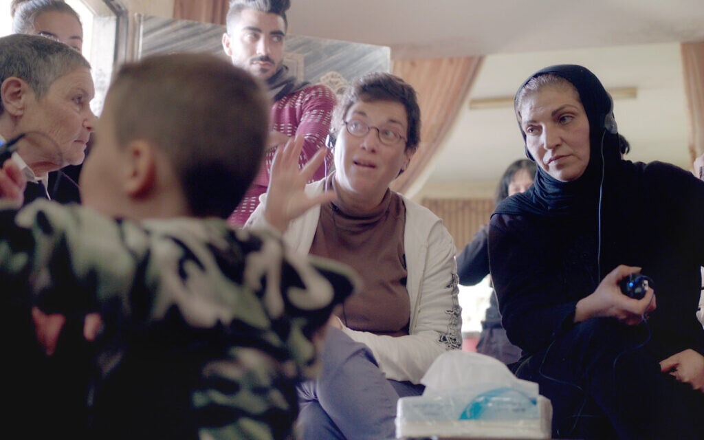 Meytal and Bushra, center and right, in 'The Narrow Bridge,' a film by Australian psychologist Esther Takac, currently making the rounds of film festivals. (Courtesy: PR) Meytal and Bushra, center and right, in 'The Narrow Bridge,' a film by Australian psychologist Esther Takac, currently making the rounds of film festivals. (Courtesy: PR)