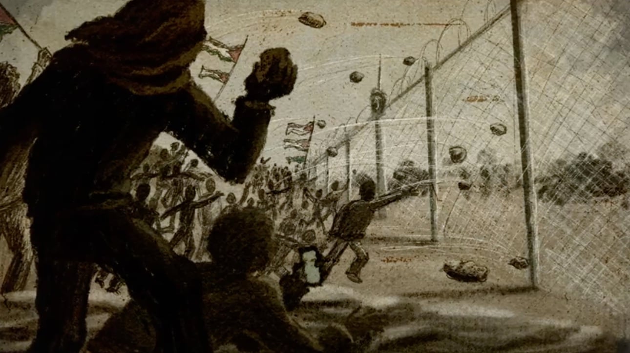 Image from the Center for Peace Communications' 'Whispered in Gaza' series of animated interviews with Gazans (Courtesy) Image from the Center for Peace Communications' 'Whispered in Gaza' series of animated interviews with Gazans (Courtesy)
