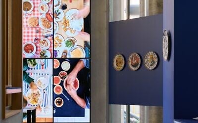 An exhibit about home cooking restaurants opened January 22, 2023, at Asif Culinary Institute of Israel in Tel Aviv. (Courtesy, Dor Kedmi)