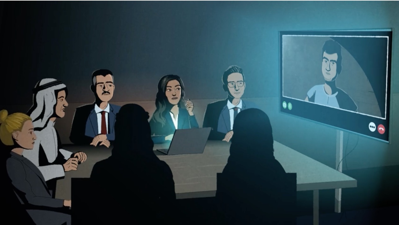 Image from the Center for Peace Communications' 'Whispered in Gaza' series of animated interviews with Gazans (Courtesy) Image from the Center for Peace Communications' 'Whispered in Gaza' series of animated interviews with Gazans (Courtesy)