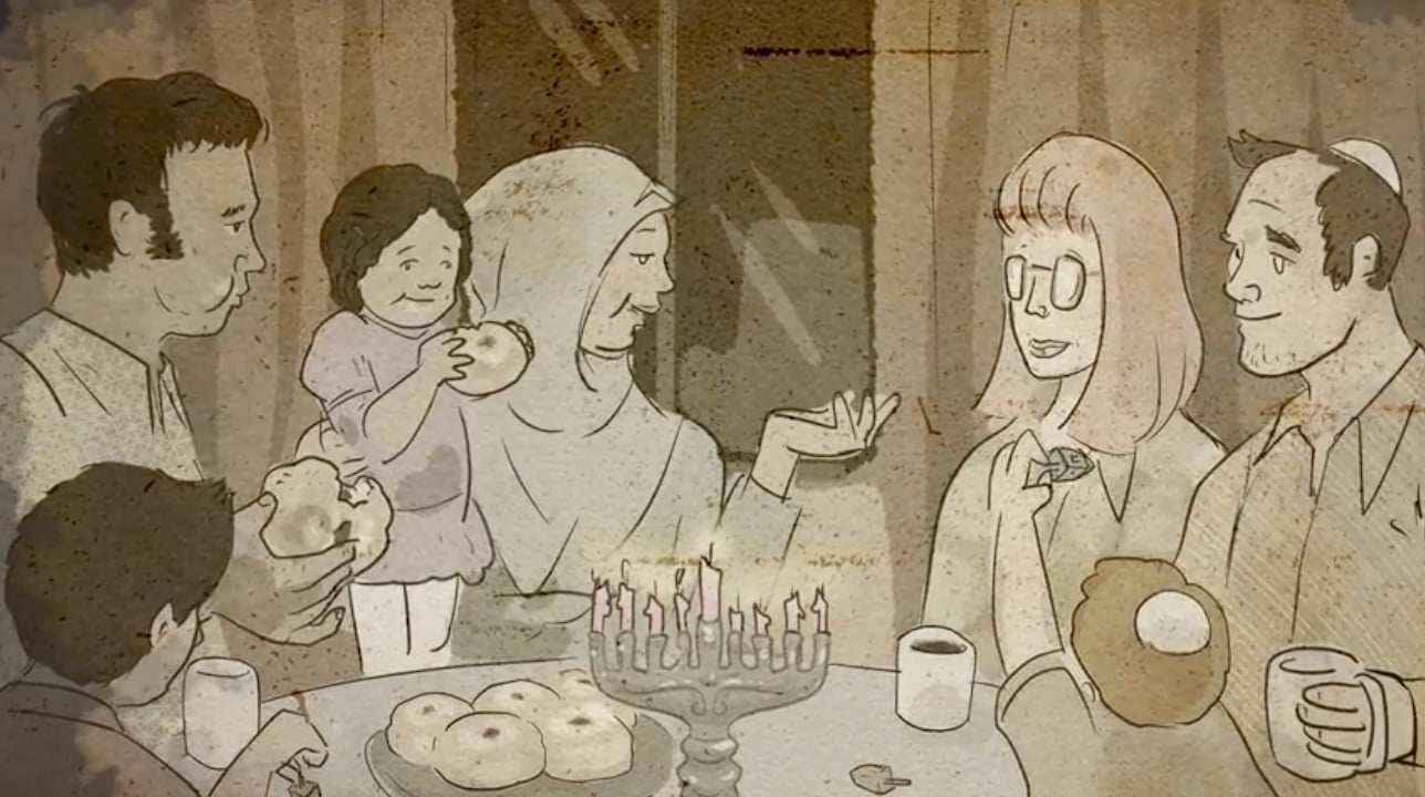 Image from the Center for Peace Communications' 'Whispered in Gaza' series of animated interviews with Gazans (Courtesy) Image from the Center for Peace Communications' 'Whispered in Gaza' series of animated interviews with Gazans (Courtesy)