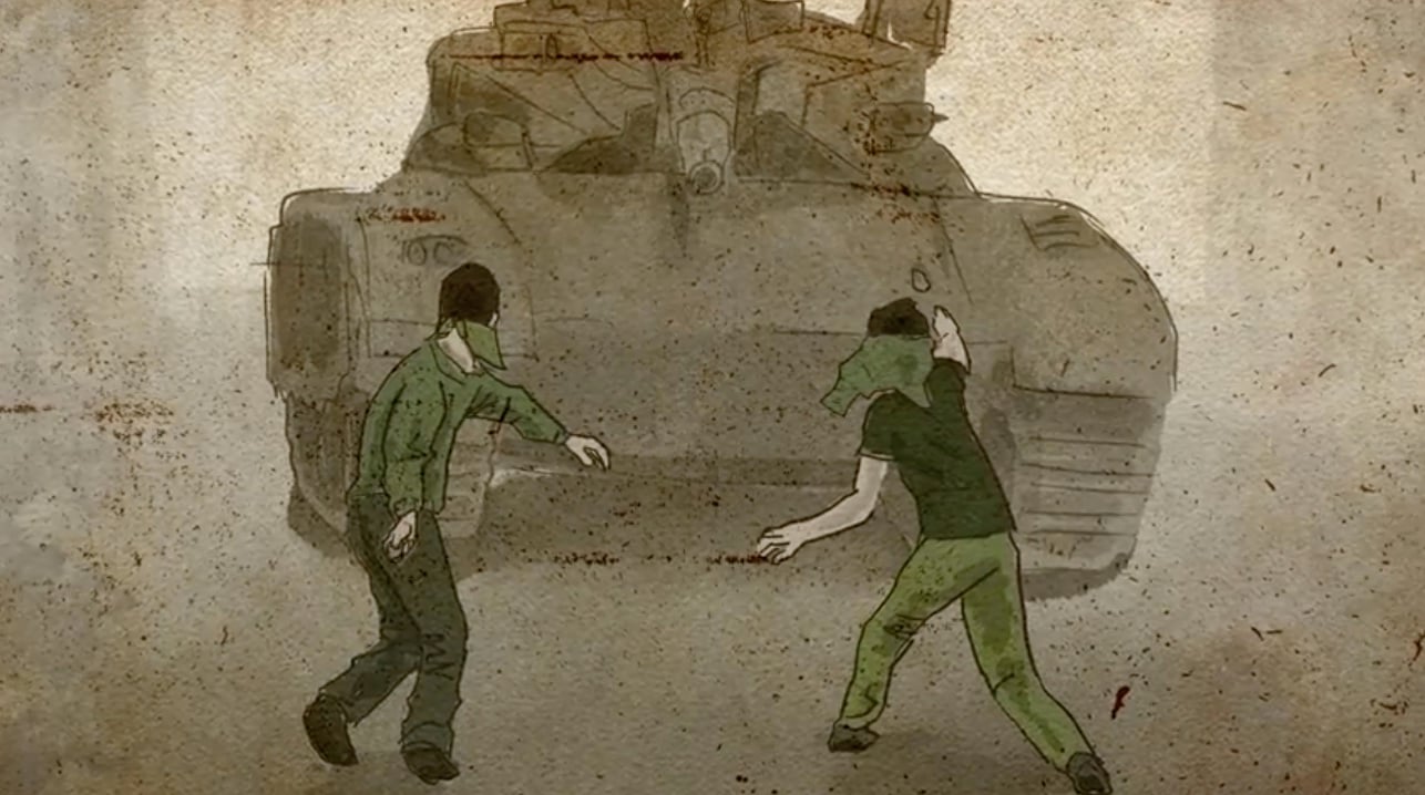 Image from the Center for Peace Communications' 'Whispered in Gaza' series of animated interviews with Gazans (Courtesy) Image from the Center for Peace Communications' 'Whispered in Gaza' series of animated interviews with Gazans (Courtesy)