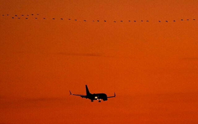 A Southwest Airlines passenger jet approaches Kansas City International Airport to land as geese fly overhead, Friday, Dec. 30, 2022, in Kansas City, Mo. A computer outage at the Federal Aviation Administration brought flights to a standstill across the US.(AP Photo/Charlie Riedel, File) A Southwest Airlines passenger jet approaches Kansas City International Airport to land as geese fly overhead, Friday, Dec. 30, 2022, in Kansas City, Mo. A computer outage at the Federal Aviation Administration brought flights to a standstill across the US.(AP Photo/Charlie Riedel, File)