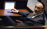 Aryeh Deri attends a special session of the Knesset in Jerusalem on Dec. 29, 2022. (Amir Cohen/Pool Photo via AP)