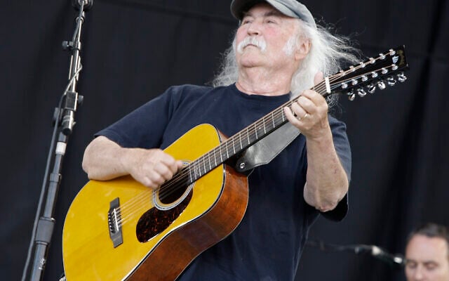 File: David Crosby of the band Crosby, Stills and Nash, performs at Glastonbury Festival in England, on June 27, 2009. His death was reported Thursday, Jan. 19, 2023, at age 81. (AP/Joel Ryan) File: David Crosby of the band Crosby, Stills and Nash, performs at Glastonbury Festival in England, on June 27, 2009. His death was reported Thursday, Jan. 19, 2023, at age 81. (AP/Joel Ryan)