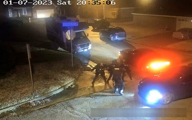The image from video released on January 27, 2023, by the City of Memphis, shows Tyre Nichols during a brutal attack by five Memphis police officers on January 7, 2023, in Memphis, Tennessee. Nichols died on January 10. (City of Memphis via AP) The image from video released on January 27, 2023, by the City of Memphis, shows Tyre Nichols during a brutal attack by five Memphis police officers on January 7, 2023, in Memphis, Tennessee. Nichols died on January 10. (City of Memphis via AP)