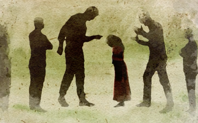 Image from the Center for Peace Communications' 'Whispered in Gaza' series of animated interviews with Gazans (Courtesy)