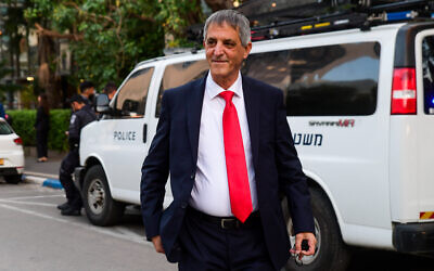 Israel Bar Association chief Avi Himi, in Tel Aviv, February 21, 2022. (Avshalom Sassoni/Flash90)