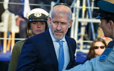 Shin Bet chief Ronen Bar, November 6, 2022. (Moshe Shai/Flash90)