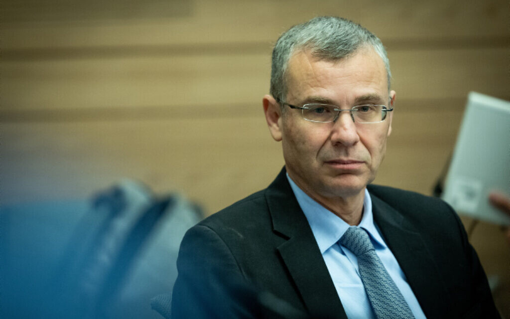 Justice Minister Yariv Levin in attendance at a hearing of the Knesset Constitution, Law and Justice Committee, January 11, 2023. Justice Minister Yariv Levin in attendance at a hearing of the Knesset Constitution, Law and Justice Committee, January 11, 2023.