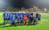 Hapoel Zafririm Holon soccer club, November 1, 2022. (Facebook)