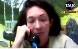 Ghislaine Maxwell speaks from a Florida prison to TalkTV in a clip from an interview that aired on January 22, 2023. (Screen capture/Twitter)
