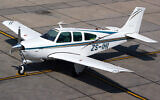 Illustrative: A single-engine Beechcraft Bonanzi aircraft. (Wesley Moolman, public domain)