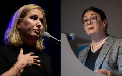 Combined photos of former minister Tzipi Livni (L) and Supreme Court Chief Justice Esther Hayut. (Tomer Neuberg Yonatan Sindel/Flash90
Combined photos of former minister Tzipi Livni (L) and Supreme Court Chief Justice Esther Hayut. (Tomer Neuberg Yonatan Sindel/Flash90