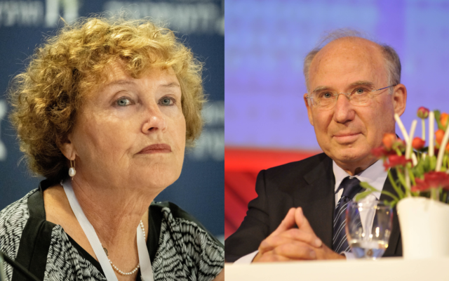 A combination of photos showing former Bank of Israel governors Karnit Flug (L) and Jacob Frenkel. (Yonatan Sindel and Yossi Zeliger/Flash90) A combination of photos showing former Bank of Israel governors Karnit Flug (L) and Jacob Frenkel. (Yonatan Sindel and Yossi Zeliger/Flash90)