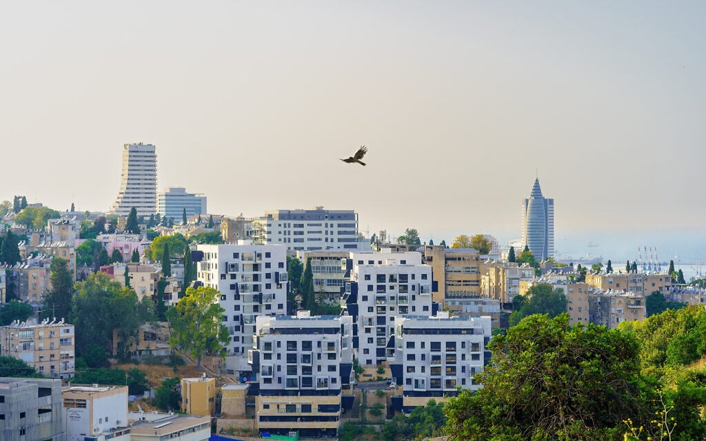 Illustrative. A view of Haifa's Hadar Hacarmel neighborhood and downtown area in northern Israel, on May 28, 2022. (RnDmS via iStock by Getty Images) Illustrative. A view of Haifa's Hadar Hacarmel neighborhood and downtown area in northern Israel, on May 28, 2022. (RnDmS via iStock by Getty Images)