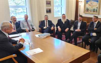 Coalition party leaders meet with Prime Minister Benjamin Netanyahu in Jerusalem, January 22, 2023. (Courtesy: Likud)
