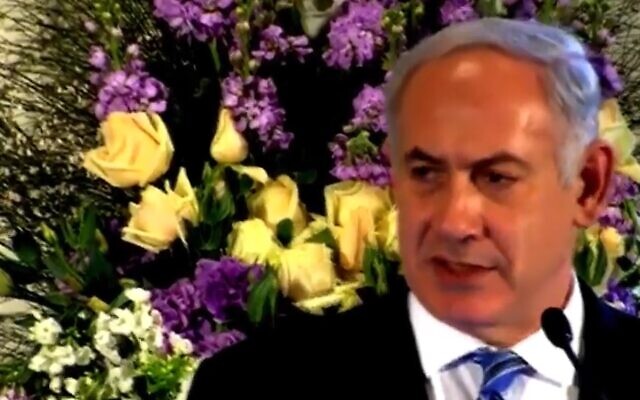 Prime Minister Benjamin Netanyahu speaks at a ceremony to mark the handover of Supreme Court chief justice at the President's Residence, Jerusalem, February 28, 2012. (Screen grab) Prime Minister Benjamin Netanyahu speaks at a ceremony to mark the handover of Supreme Court chief justice at the President's Residence, Jerusalem, February 28, 2012. (Screen grab)