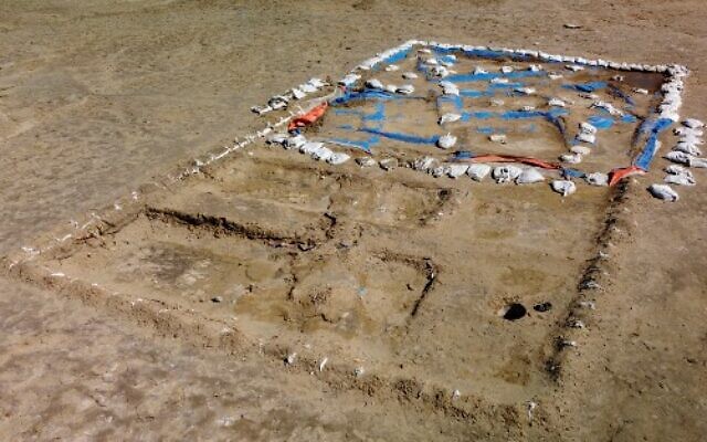 An aerial picture shows a general view of the site of the ancient city-state of Lagash, where archaeologists recently uncovered a tavern, in Iraq's al-Shatra district of the southern Dhi Qar province on February 11, 2023. (Asaad NIAZI/AFP) An aerial picture shows a general view of the site of the ancient city-state of Lagash, where archaeologists recently uncovered a tavern, in Iraq's al-Shatra district of the southern Dhi Qar province on February 11, 2023. (Asaad NIAZI/AFP)