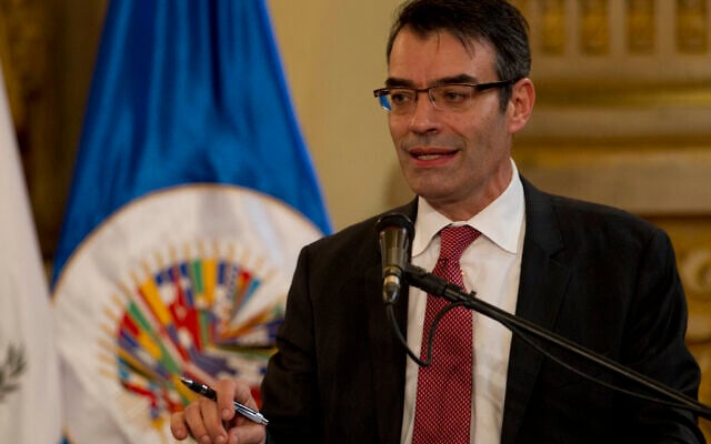 File: James L. Cavallaro speaks during the presentation of The Inter-American Commission on Human Rights' annual report on Guatemala, in Guatemala City, March 14, 2016. (AP Photo/Moises Castillo) File: James L. Cavallaro speaks during the presentation of The Inter-American Commission on Human Rights' annual report on Guatemala, in Guatemala City, March 14, 2016. (AP Photo/Moises Castillo)