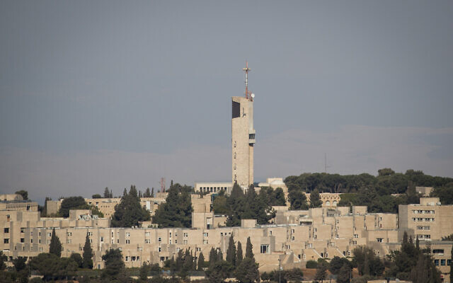 File: View of the Hebrew University of Jerusalem, September 7, 2018. (Yonatan Sindel/Flash90) File: View of the Hebrew University of Jerusalem, September 7, 2018. (Yonatan Sindel/Flash90)