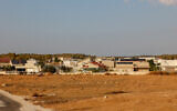 Illustrative: The Negev community of Carmit, November 18, 2022. (Gershon Elinson/Flash90)