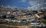 View of the Israeli outpost of Shvut Rachel, in the West Bank, January 30, 2023. (Nasser Ishtayeh/ Flash90)