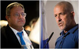National Security Minister Itamar Ben Gvir (left) and Shin Bet chief Ronen Bar (Flash90/composite image)