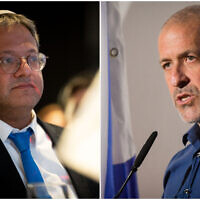 National Security Minister Itamar Ben Gvir (left) and Shin Bet chief Ronen Bar (Flash90/composite image)