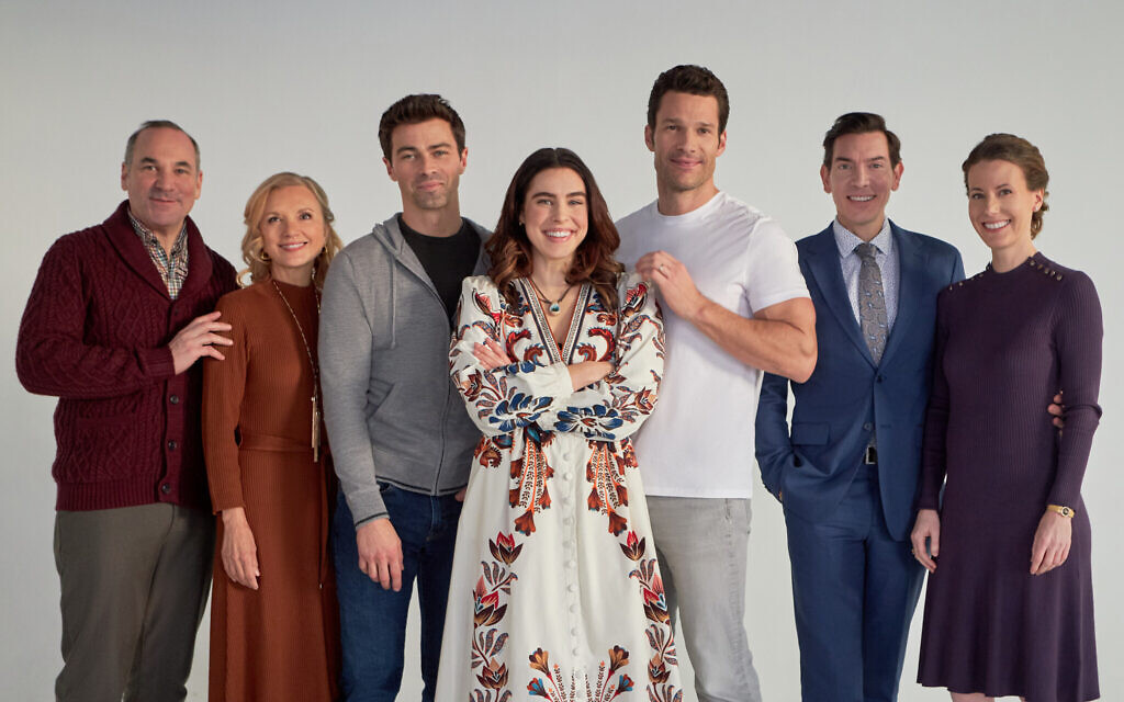 The cast of the Hallmark film 'Made for Each Other.' (Steve Ackerman/Hallmark)