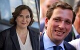 Composite image - Left, Barcelona mayor Ada Colau (Wikipedia/Laura Guerrero;  CC BY-SA 4.0). Right, Madrid Mayor Jose Luis Martinez-Almeida (Wikipedia/Thomas Holbach; CC BY-SA 4.0)