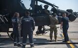 Israel Air Force and US Air Force teams are seen during the Juniper Oak 2023 drill, January 24, 2023. (Israel Defense Forces)