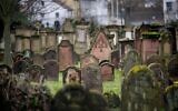 The Jewish cemetery in Worms, Germany, January 25, 2023. (Thomas Lohnes/Getty Images via JTA)